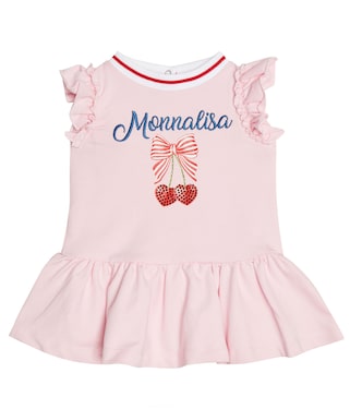 Bebé - vestido en mezcla de algodón | Monnalisa