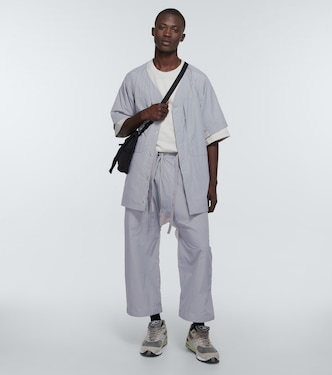 Cropped-Hose aus Tech-Material | Byborre