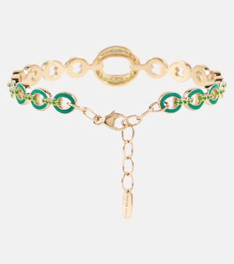 Bracelet Catena en or 18 ct et émeraudes | Nadine Aysoy