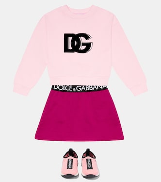 Sudadera de algodón con logo | Dolce&Gabbana Kids