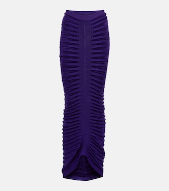 Ruched maxi skirt | Alaïa