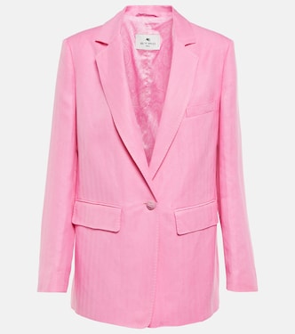 Blazer de seda y lino | Etro