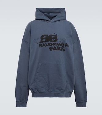 Sudadera de algodón con BB | Balenciaga