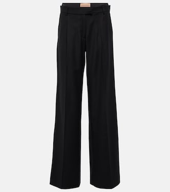 Conso low-rise wide-leg wool pants | Aya Muse