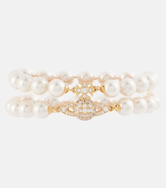 Graziella embellished faux pearl bracelet | Vivienne Westwood