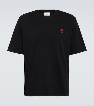 T-Shirt Ami de Cœur aus Baumwoll-Jersey | Ami Paris
