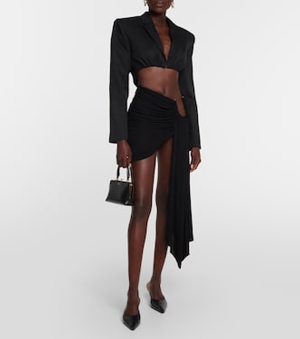 Blazer raccourci en laine | Christopher Esber