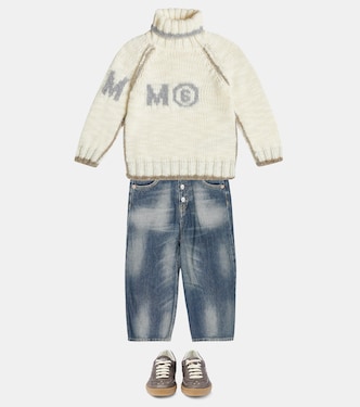 Sneakers Replica aus Leder | MM6 Maison Margiela Kids