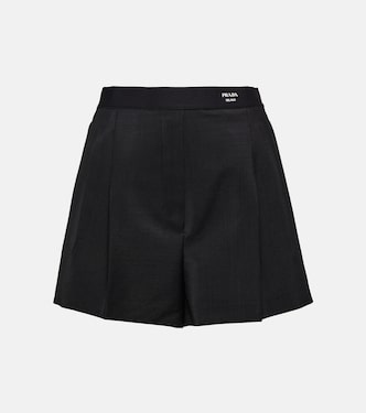 Shorts aus einem Mohairgemisch | Prada