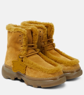 Stiefel Chugga aus Veloursleder | Burberry