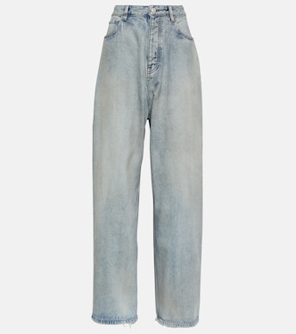 Jeans a gamba larga e vita media | Balenciaga