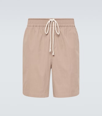 Shorts en mezcla de algodón | Commas