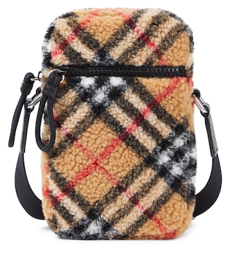 Borsa a tracolla Burberry Check in pile | Burberry Kids