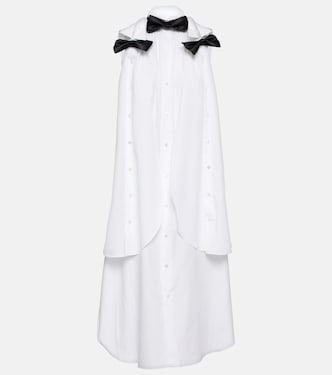 Abito midi in popeline di cotone | Noir Kei Ninomiya