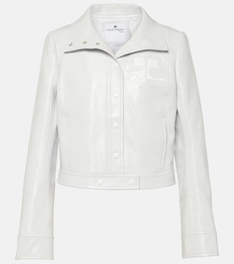 Chaqueta Iconic de vinilo con logo | Courrèges