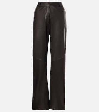 Pantaloni regular in pelle | The Sei