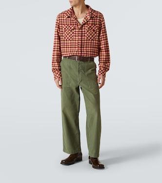Camicia Time in tartan di cashmere | God's True Cashmere