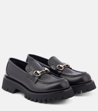 Horsebit leather loafers | Gucci