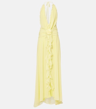 Maxikleid aus Seiden-Georgette | Blumarine