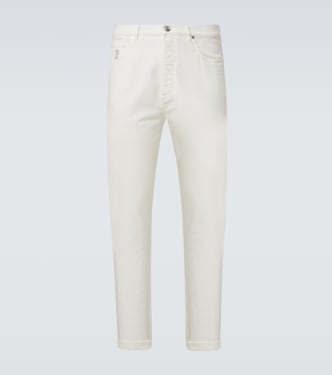 High-Rise Slim Jeans | Brunello Cucinelli