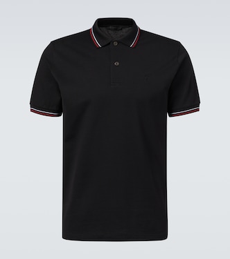 Cotton piqué polo shirt | Prada