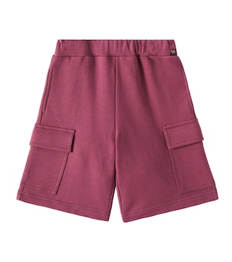 Shorts cargo in jersey di cotone | Il Gufo