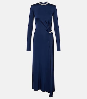 Vestido midi funcido con cristales | David Koma