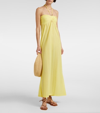 Abito lungo Mila con scollo all’americana | Melissa Odabash