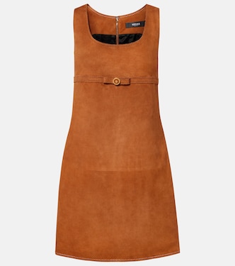 Vestido corto de ante | Versace