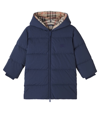 Daunenmantel Burberry Check | Burberry Kids