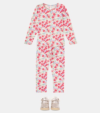 Babette floral cotton top and leggings set | Konges Sløjd