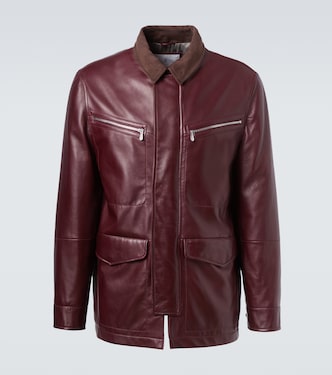 Chaqueta de piel acolchada | Brunello Cucinelli