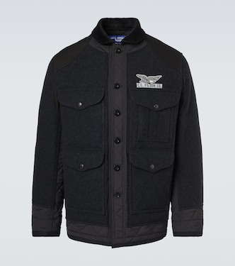 x Filson embroidered quilted wool field jacket | Junya Watanabe