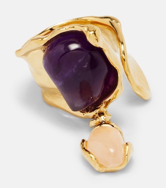Ring Chloé Flower Soul mit Amethyst und Rosenquarz | Chloé