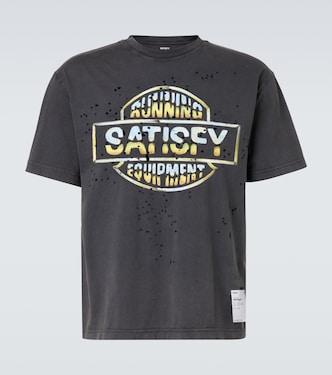 Camiseta en jersey de algodón con logo | Satisfy