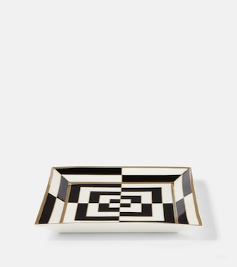 OP Art ceramic serving tray | Jonathan Adler