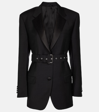 Blazer aus Mohair und Wolle | Prada