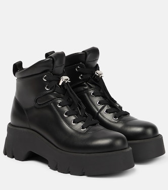 Vancouver leather hiking boots | Gianvito Rossi