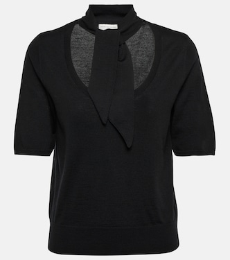 Self-tie wool top | Dries Van Noten