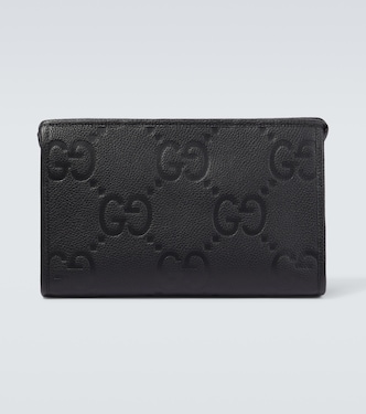 Jumbo GG leather pouch | Gucci