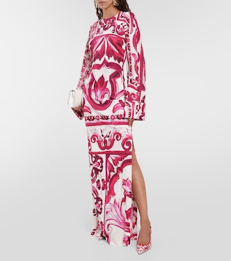 Majolica printed maxi dress | Dolce&Gabbana