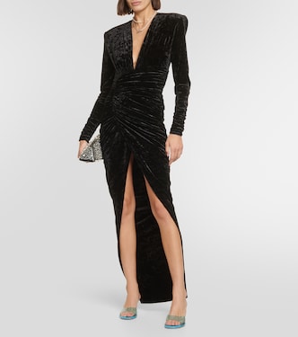 Velvet gown | Alexandre Vauthier