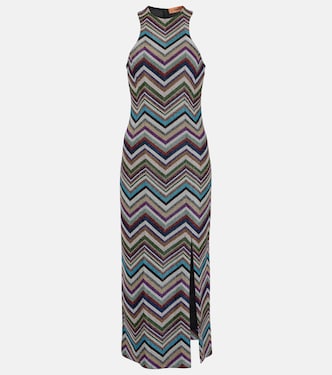 Zig Zag wool-blend midi dress | Missoni