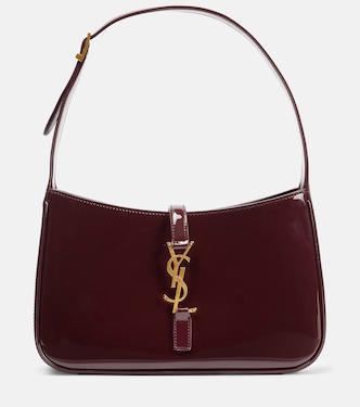 Schultertasche Le 5 à 7 aus Lackleder | Saint Laurent