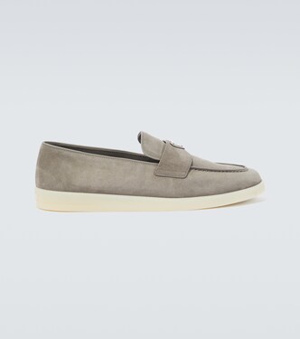 Loafers aus Veloursleder | Prada