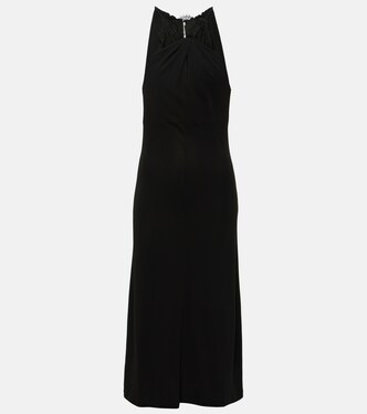Midikleid aus Crêpe mit Spitze | Givenchy