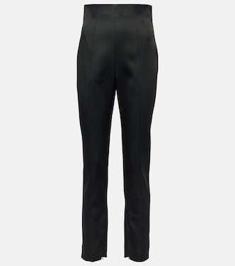 Schmale Hose Lenn aus Satin | Khaite