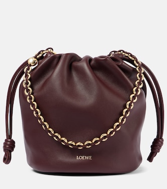 Paula's Ibiza Flamenco S号皮革水桶包 | Loewe
