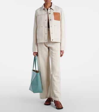 Weite Hose Balloon aus Baumwolle und Leinen | Loewe