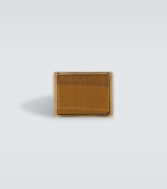 Ring with tiger eye | Dries Van Noten